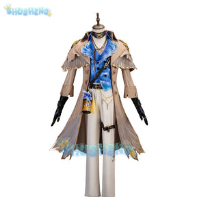 Identity V Naib Subedar Mercenary Game Suit Gorgeous Handsome Uniform Cosplay Costume Halloween Party Outfit Men