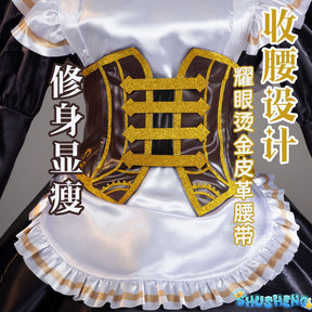 Game Identity V Gardener Emma Woods Steampunk Maid Cosplay Costume Maid Dress For Girls Halloween Costume