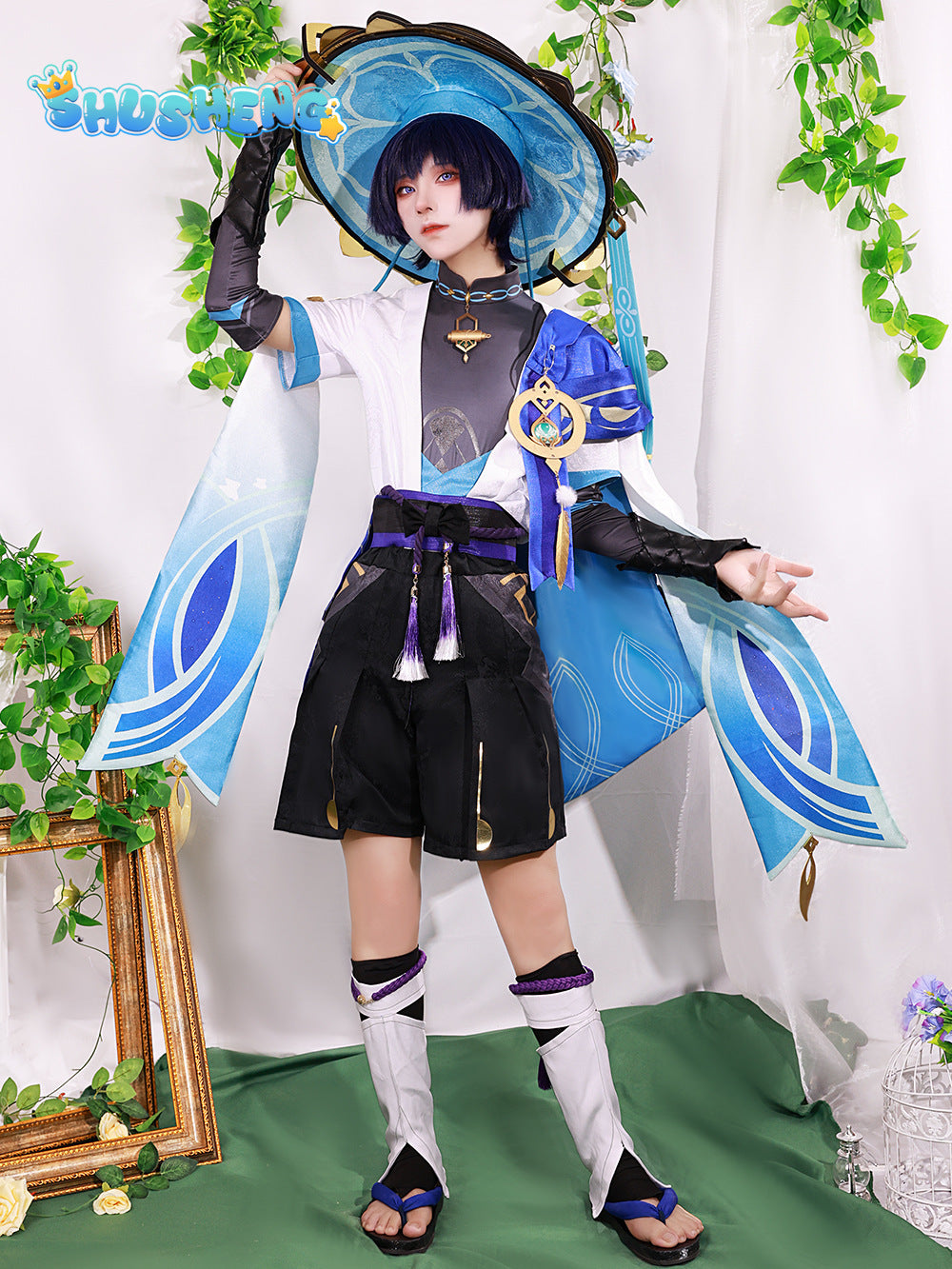 Wanderer Cosplay Costume Full Set with Hats Cosplay Costume Cosplay Kimono Halloween