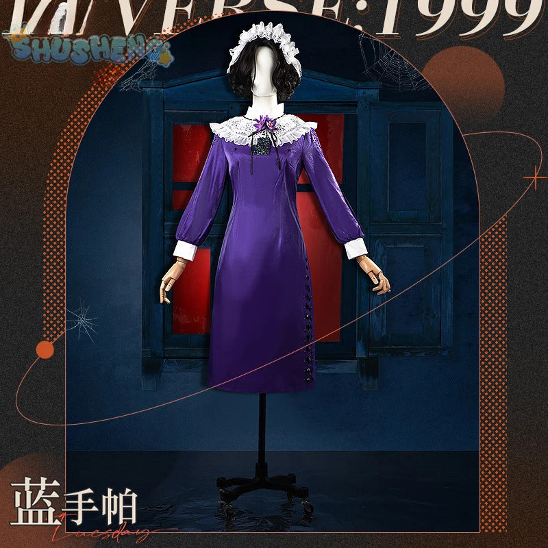 Tuesday Christine game reverse: 1999 cosplay costume sweet sexy dresses and accessories props for men women Halloween party set