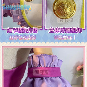 Kiriya Aoi shibuki ran Cosplay Anime Aikatsu！Costume Sweet Cute Lolita Dress  Accessories prop Halloween Party Women's Uniform