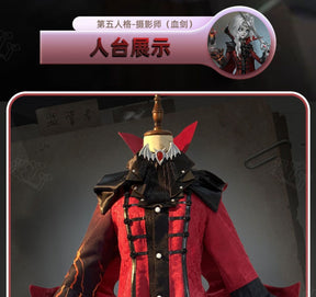 Game Identity V Photographer Joseph Desaulnier Cosplay Costume Fancy Suit Halloween Carnival Uniforms Custom Made