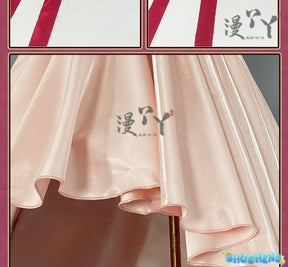Anime Cardcaptor Sakura Card Captor Kinomoto Sakura Cosplay Costume Pink Princess Dress Woman Sexy Cute Birthday Party Suit