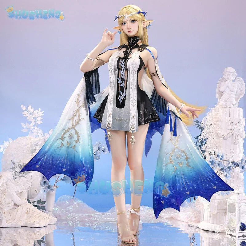 Cartethyia Cosplay Costume Game Wuthering Waves Uniform Halloween Carnival Party Christmas Play Role Clothes Clothing for Women