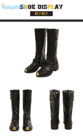 Sephiroth FF14 Game Final Fantasy Cosplay Blue Rose Thorn Night Costume Shoes Accessories props jackets Halloween Party Uniform