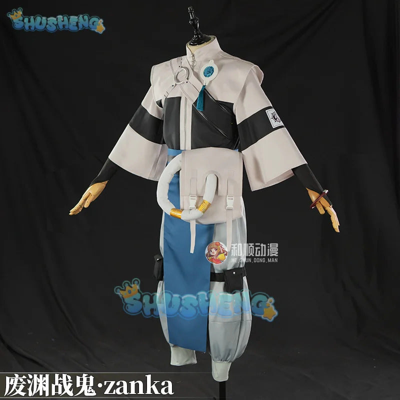 Anime GACHIAKUTA Zanka Cosplay Costume Uniform Halloween Carnival Party Christmas Play Role Clothes Clothing for Men