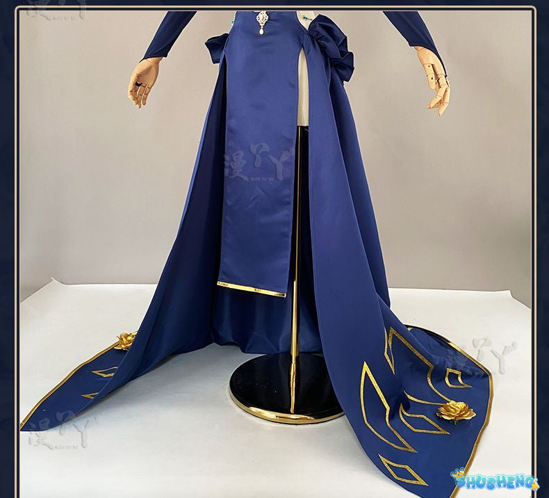 C.C. Cosplay Lelouchh Chessboard Party Gown Mahjongg Soul CC Lelouchh Cosplay Costume