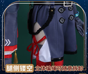 Topaz Cosplay Costume Honkai Star Rail Dress Headwear Full Set Outfits Carnival Party Gifts