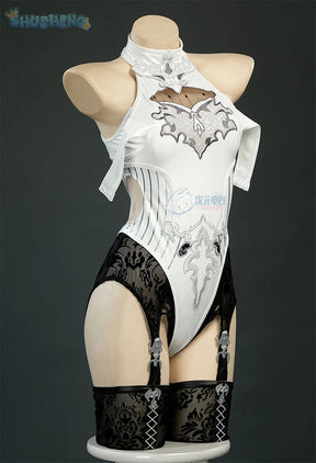 Game NieR Re[in]carnation True Dark 10H Liberation War Cosplay Costume Sexy one-piece bodysuit and accessories Halloween 10H Set
