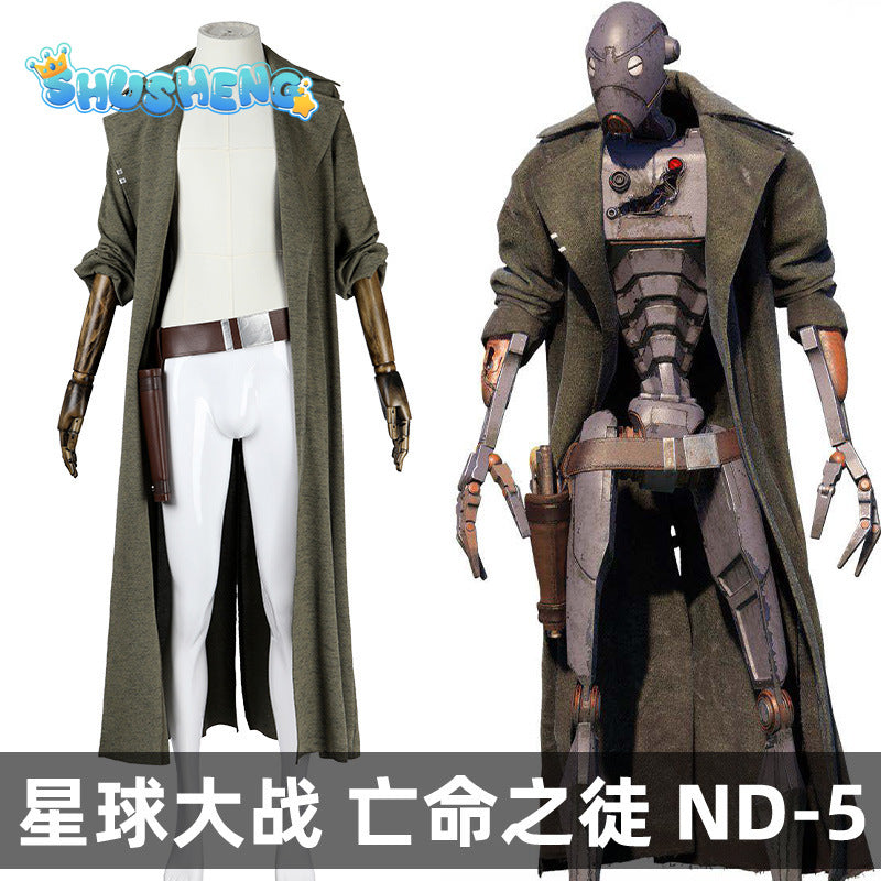 Robot ND-5 Cosplay Fantasy Suits Movie Space Battle Costume Disguise Adult Men Roleplay Fantasia Outfits Male Halloween