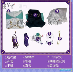 Lazulight Finana Elira Pomu Cosplay Costumes Vtuber Cosplay Dress Anime Clothing Halloween Party Uniforms