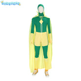 Wanda vision cosplay costume for men women wandavision jumpsuit cloak outfits Halloween party Carnival suit