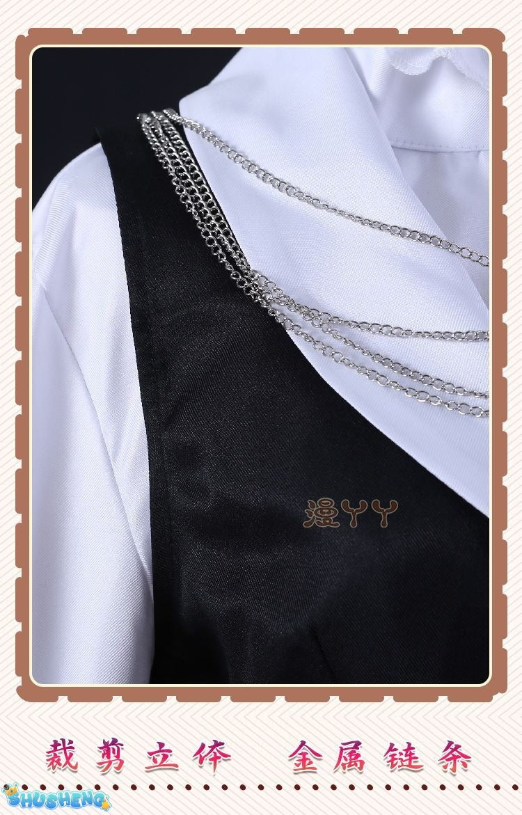 Nikolai Gogol Cosplay Costume Anime Bungou BSD Season 4 Nikolai Cosplay Cloak Cape Uniform Suit Halloween