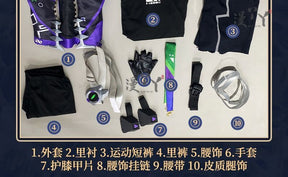 Honor of Kings Sun Ce Journey of Time Men Cosplay Costume Cos Game Anime Party Uniform Hallowen Play Role Clothes Clothing