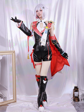 Honkai Star Rail Topaz Cosplay Costume Topaz Numby Sexy Outfit with Wig for Women Cosplay Events Halloween Party Complete Set