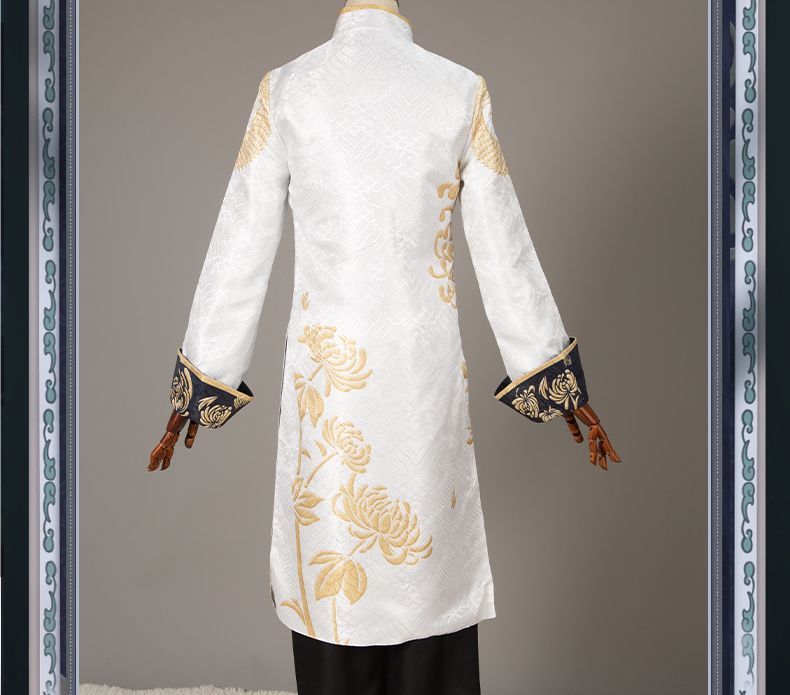 Game Identity V Cosplay White/Black Guard Cosplay Costume Chinese Wu Chang Uniform Party Role Play Clothing for Women Man
