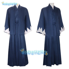 Anime On The Miburo Nio Chirinu Cosplay Costume Uniform Toshizou Hijikata Souji The Blue Wolves of Mibu Halloween Party Women Me