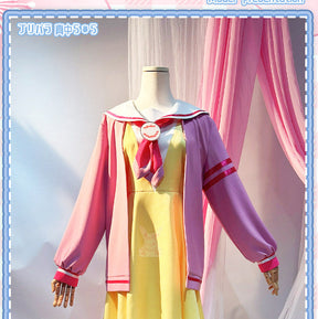 Shusheng-R Anime Pripara Manaka Laala Childhood Cchool Uniform Cosplay Costume S-XXL