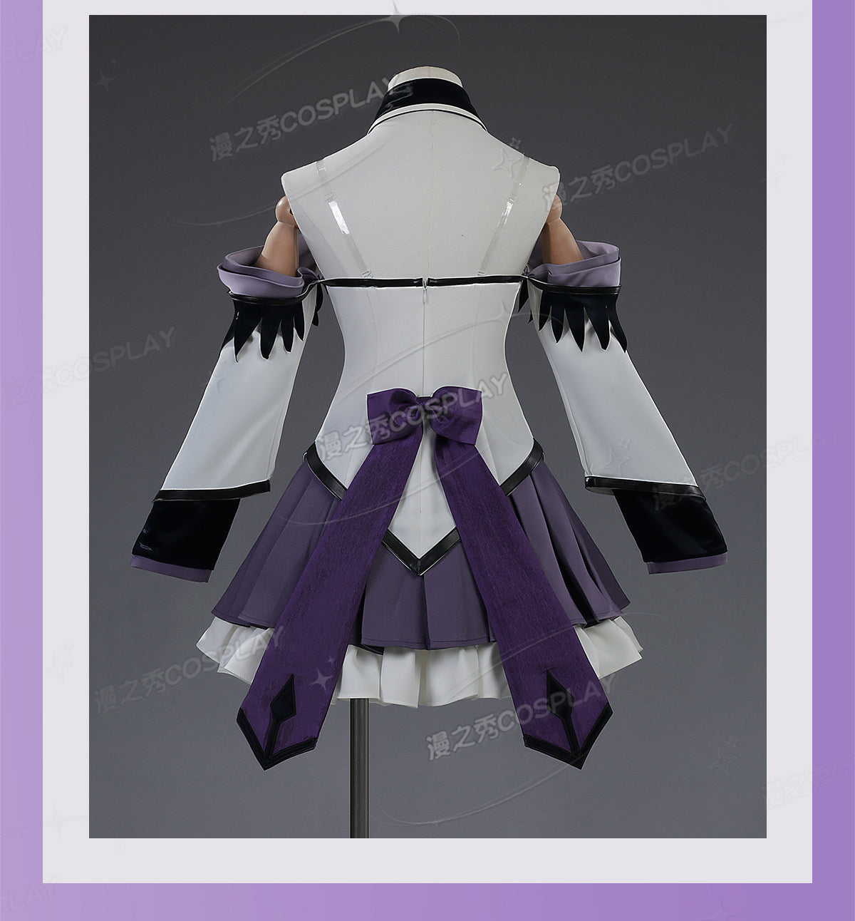 Shusheng-R Anime Madoka Magica Akemi Homura Cosplay Walpurgisnacht: Rising Costume XS-XXL
