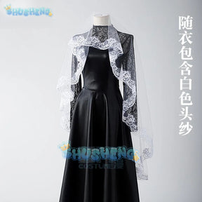 Anime Sakamoto Days Osaragi Cosplay Costume Wig Dress Veil Assassin Taro Sakamoto Halloween Party for Women Girls Props