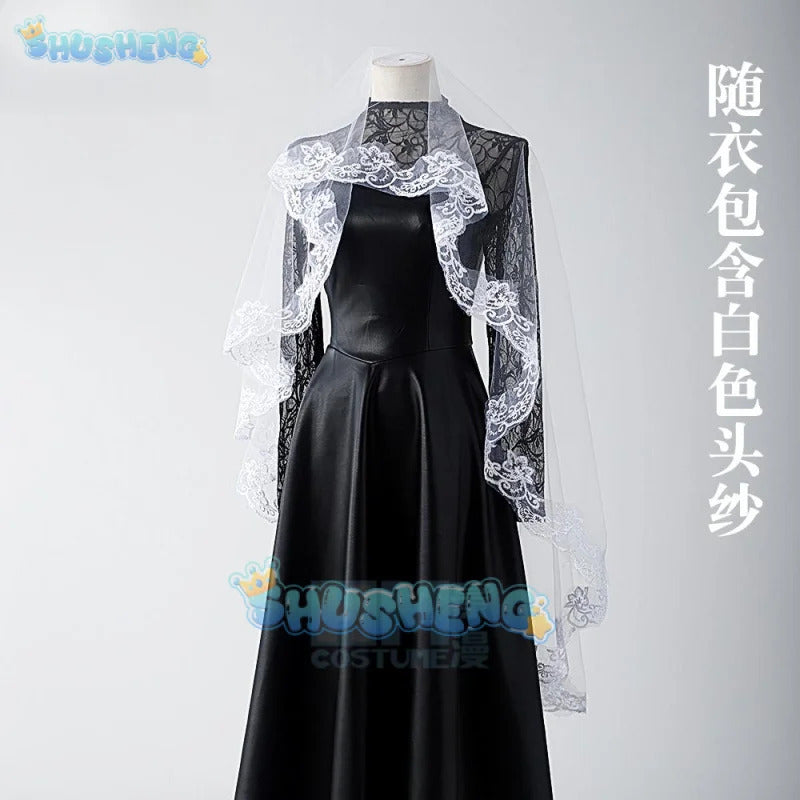 Anime Sakamoto Days Osaragi Cosplay Costume Wig Dress Veil Assassin Taro Sakamoto Halloween Party for Women Girls Props