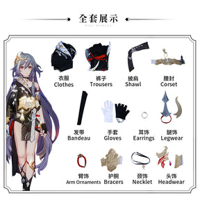 Anime Honkai Impact 3rd Fu Hua Cosplay Costume Battle Suits Uniform FuHua Role Play Halloween Party Outfit For Women New Outfits