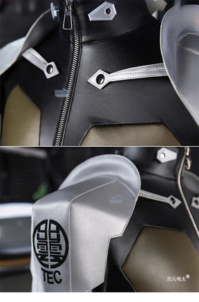 Kafka Hibino  Kaiju Cos No. 8  Cosplay Costume Halloween party high-quality leather jumpsuit shoulder armor prop accessory set