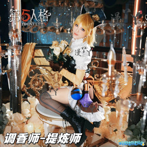 Perfumer Refiner Vera Nair Cosplay Costume Game Identity V Anime Roleplay Suit Halloween Carnival Party Uniform
