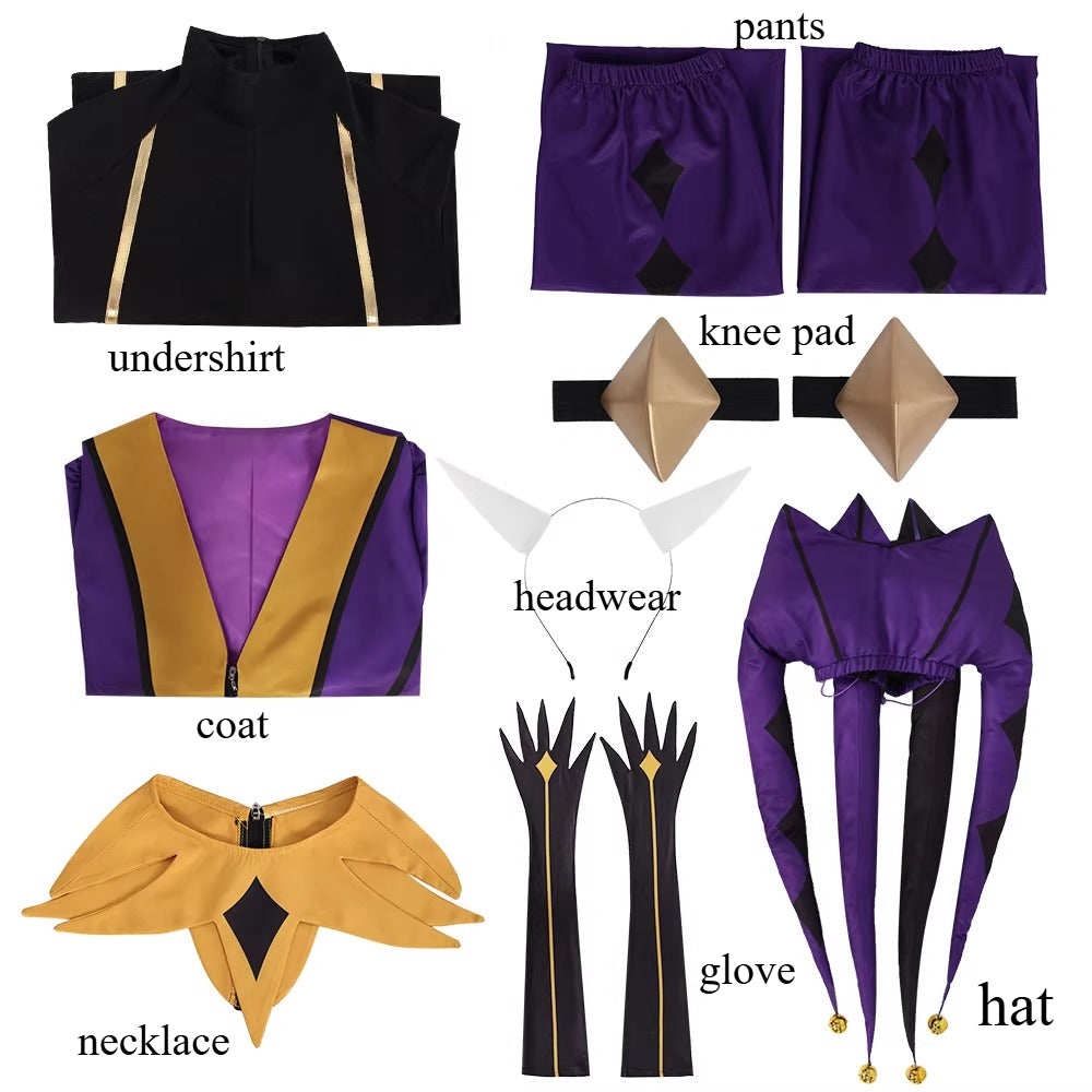 Cosplay Series:  The Freak Circus-Jester  Cosplay high quality Costume full set Shushengcos S-XXXL