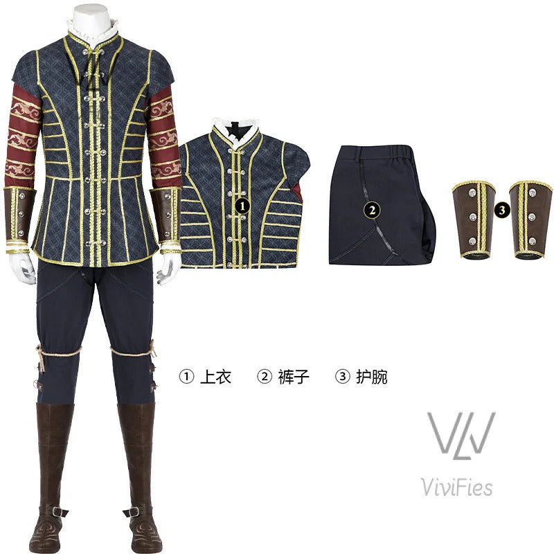 Raphael Cosplay Costume Baldens Cos Gate 3 Disguise Adult Men Full Suit Halloween Carnival Clothing
