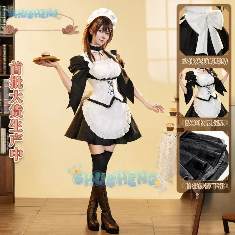 Ayuzawa Misaki Cosplay Costume Kaichou wa Maid-sama!Uniform Halloween Carnival Party Christmas Play Role Clothes Clothing