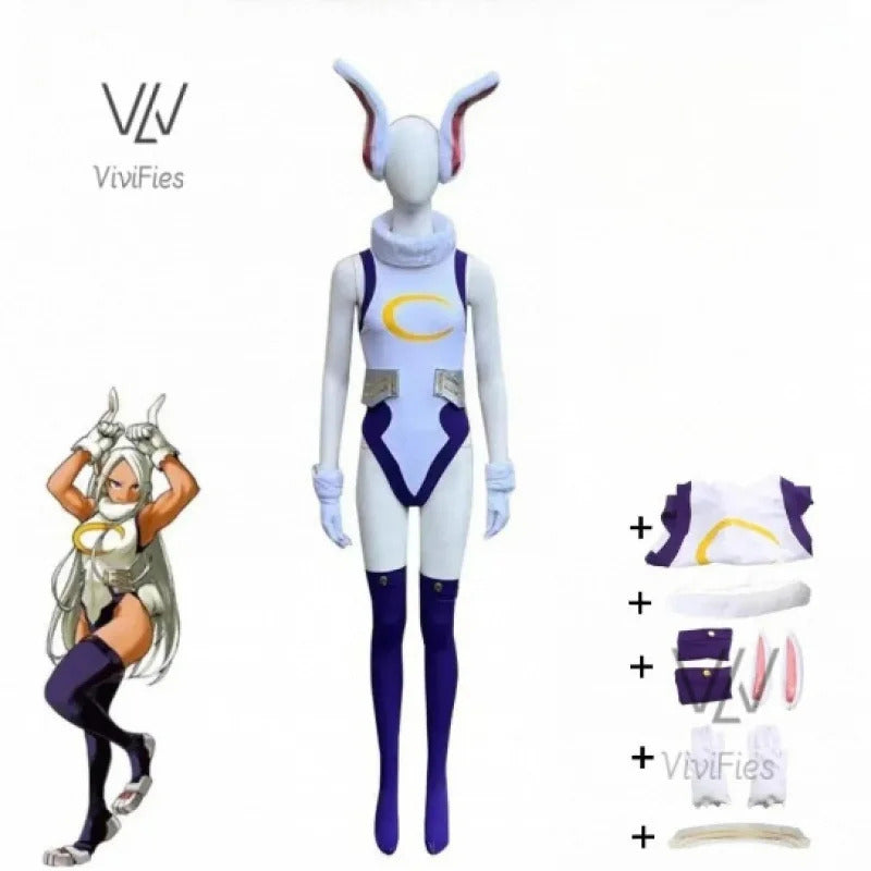 Mha Rabbit Hero Mirko Cosplay Sexy Anime Costume Bnha Rumi Usagiyama Miruko Role Playing Party Cosplay Women