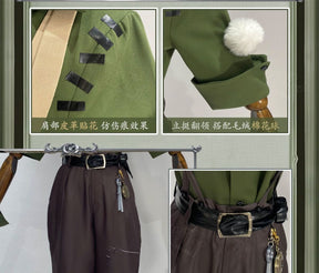 Norton Campbell Prospector Cosplay Identity Ⅴ Costume Hat glasses prop accessorie original skin set party carnival uniform