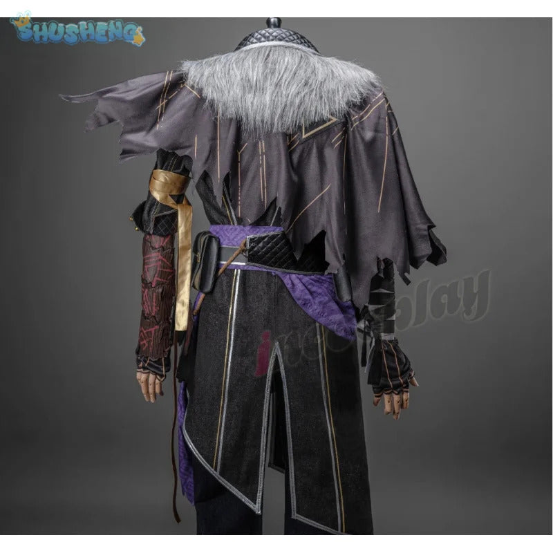 Velsor Clair Obscur: Expedition 33 Cosplay Verso Costume Men's new fantasy Halloween uniform vest shoe cover waist bag props set