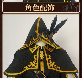 Seer Eli Clark Cosplay Costume Identity V Game Suit Mysterious Uniform With Mask Halloween Party Role Play Outfit