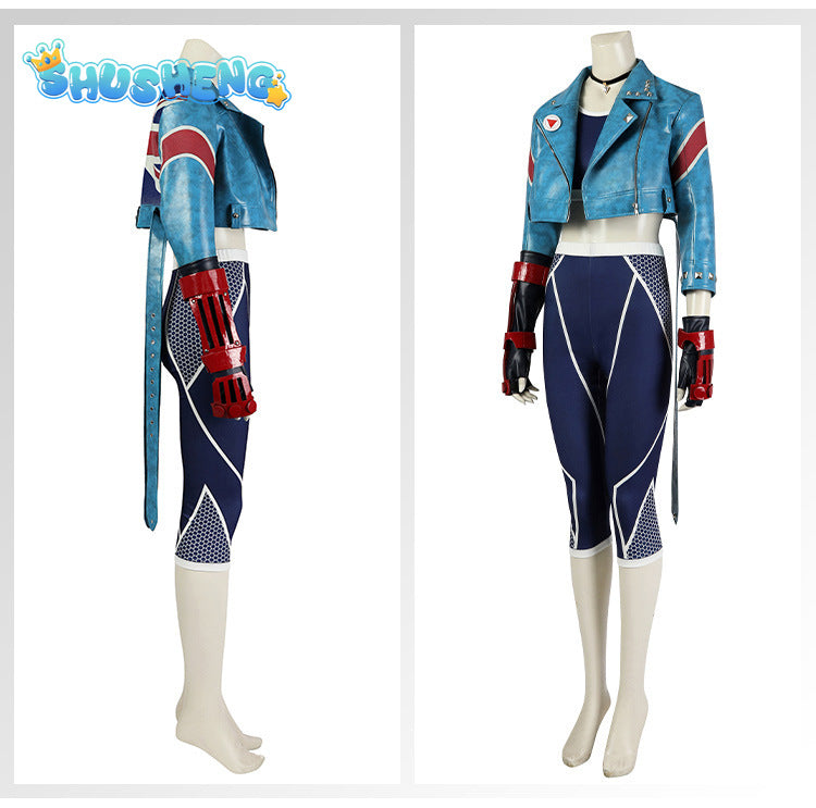 New Games Street Fighter Cos Costumes Cammy Cosplay Female Anime Character Uniform Performance Halloween Carnival Costumes