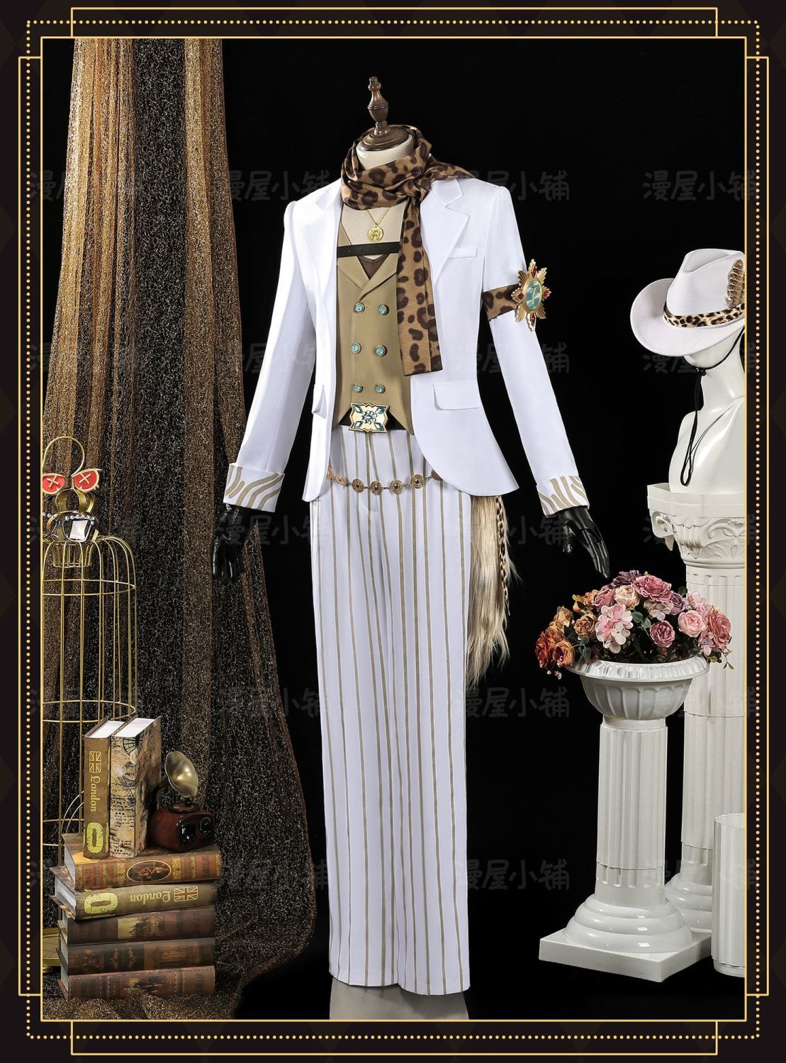 Identity V Norton Campbell Prospector Cosplay Costume Resplendent Lone Wolf‌ Uniform Halloween Carnival Party Play Role Clothing