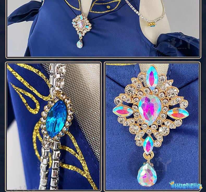 C.C. Cosplay Lelouchh Chessboard Party Gown Mahjongg Soul CC Lelouchh Cosplay Costume