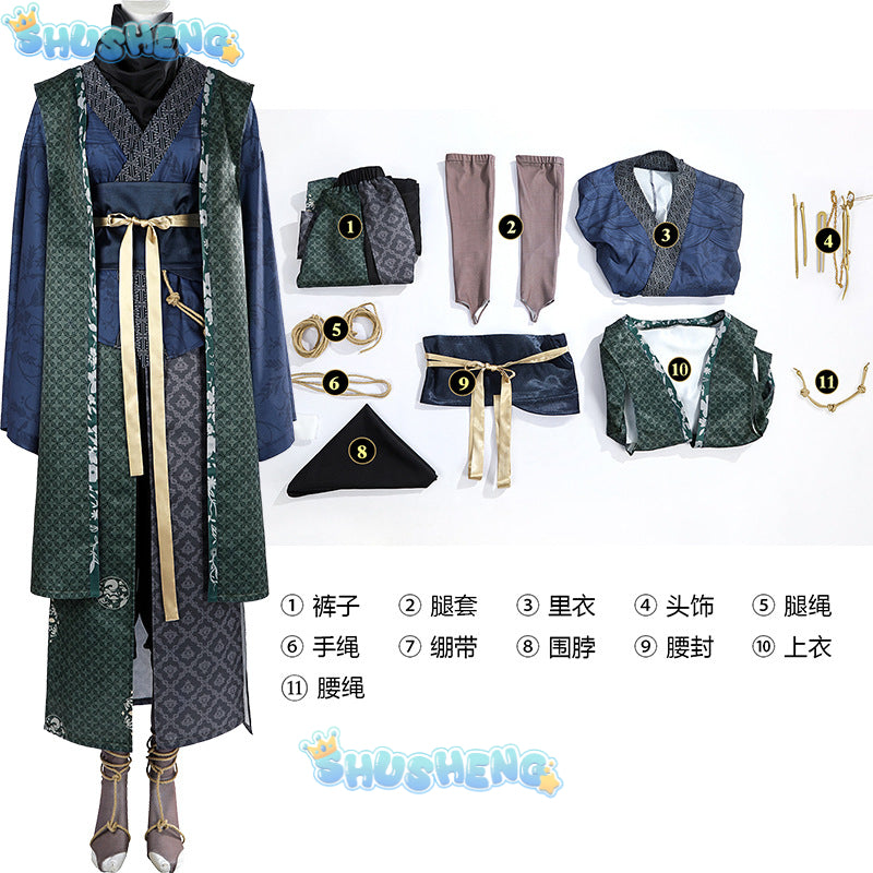 Black Myth Wukong Spider Goblin Cosplay Costume for Women with Wig Chinese Style Exclusive Design Halloween Game