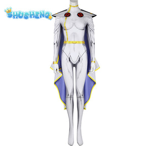 X Men 97 Storm Ororo Munroe Cosplay Costume Halloween Woman Bodysuit Zentai Jumpsuit with Cloak Party