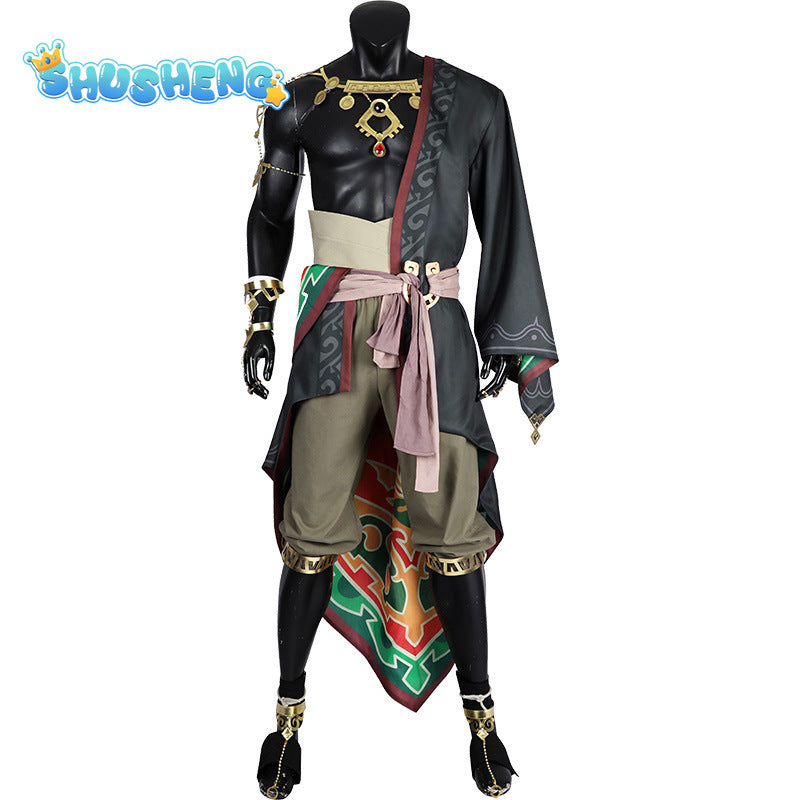 New Game Ganondorf Tears of the Kingdom Cosplay Costume Character Uniform Halloween Carnival Costume Complete Set Men Suit