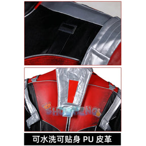 Ant Man Cosplay Scott Lang Costume Jumpsuit, helmet, gloves accessory Halloween party men's Fantasy combat suit set XS-XXXL