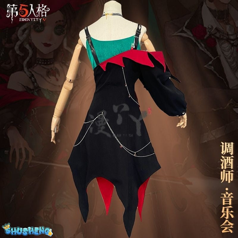 Barmaid Demi Bourbon Cosplay Costume Halloween Christmas Role Playing Party Comic con Game Anime Costume
