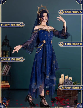 Identity Ⅴ Ada Mesmer Psychologist Emil Patient Cosplay Hengmeng Costume Halloween New Men Women Fashion Prop wig Dress Uniform