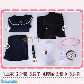 Blue Archive Plana Cosplay Costume Game Plana School Jk Uniform and Cosplay