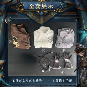Game Identity V Prospector Norton Campbell Cosplay Costume Red Party Suit Halloween Carnival Uniforms Custom Made