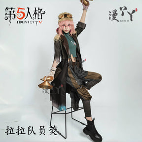 Game Identity V Cheerleaders Lily Barriere Cosplay Costume Women Dazzled Punk Uniform Suit Halloween Carnival Outfit for Woman