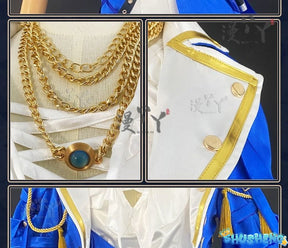 Prisoner Luca Balsa Cosplay Game Identity V Luca Costume Trench Uniform Suit Party Role Play Clothing Suit