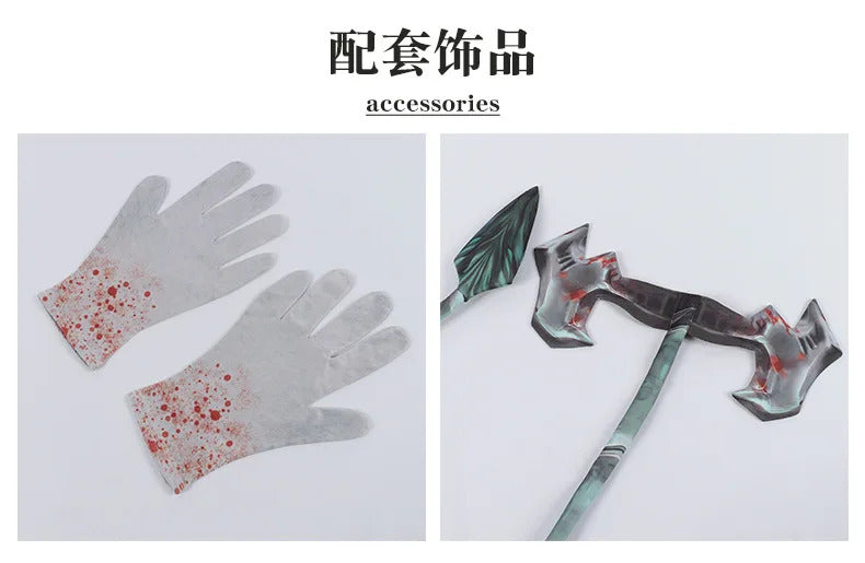 New Alice Cosplay Game Alice: Madness Returns Costume Dark Night Devil Tail Dress Gloves Pants Sexy Set Party Carnival Uniform