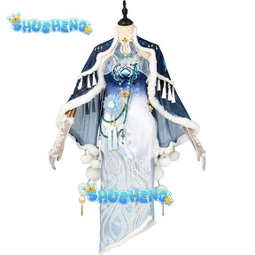 Naraka Bladepoint Justina Gu Cosplay Costume for Women Girls Men Adult Anime Outfit Halloween Party Role Play New Arrival